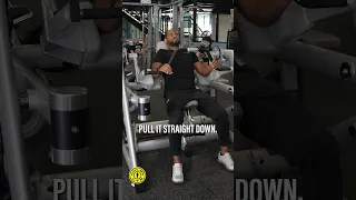 How to Use Gym80 Pullover Machine