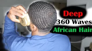 How To Get 360 Waves for Beginners with African Hair!