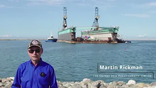 Arrival of Jamaica's First Floating Dock