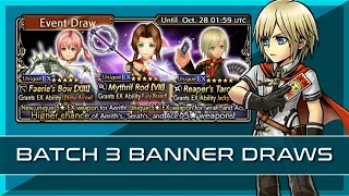 Dissidia Final Fantasy: Opera Omnia - Batch 3 Banner Draws