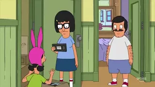 Bobs Burgers-Gene Dresses up like bob