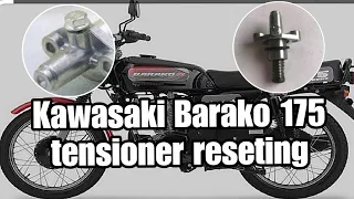 Kawasaki barako 175 tensioner reseting