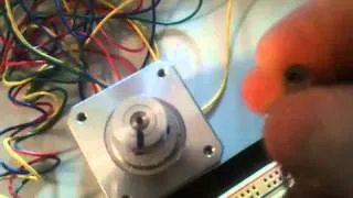 Controlling stepper using rotary encoder