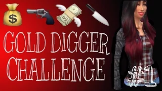 SIMS 4 GOLD DIGGER CHALLENGE: PART 1- MANHUNT