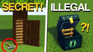 Minecraft: 10+ Most SECRET Entrances & Doors!