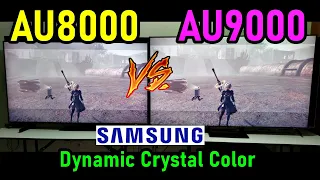 SAMSUNG AU8000 vs AU9000: Smart TVs 4K HDR Dynamic Crystal Color