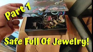 I Found A Safe Full Of Jewelry & Found Vintage Game Consoles Storage Unit Finds Mystery Boxes