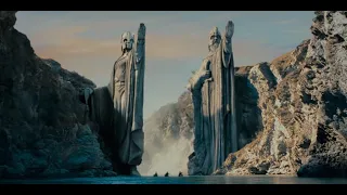 The Fellowship of the Ring: The Gates of Argonath Scene | 1080p HD