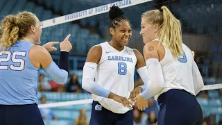 UNC Volleyball: Howard, Shaffmaster Clutch in Sweep of NC State