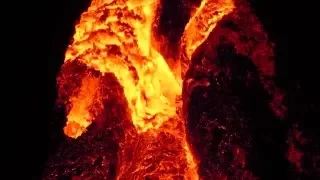 Volcan Piton de la Fournaise 24 Aout 2015 - 67 jours d'éruption