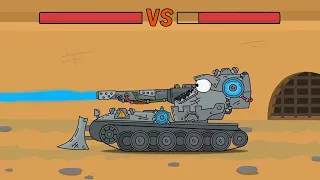 Мега битва Мультики про танки