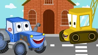 Тракторець і машинки вітаються | Весела дитяча пісенька про трактор  | @savkonazar