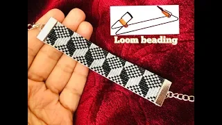 Loom Beading || Loom Beaded Bracelet || How to do loom beading