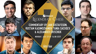 $150,000 chess24 Legends of Chess | Day 7 | Svidler - Carlsen, Ivanchuk - Kramnik & more