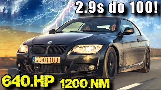 2.9s do Setki! BMW "ZWYKŁA" seria 3! 640 KONI i 1200nm! Czas na TUNING MADE in Poland