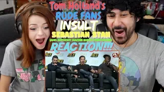 TOM HOLLAND'S Rude Fans INSULT SEBASTIAN STAN & ANTHONY MACKIE Shuts Them Down REACTION!!!