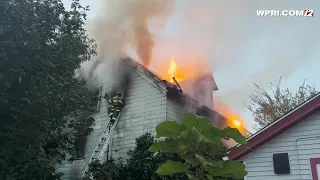 VIDEO NOW: Fire breaks out inside Pawtucket home