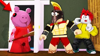 ¡IMPOSIBLE ESCAPAR DE PIGGY! 😱 PEPPA PIG NOS PERSIGUE EN LA CASA DE GRANNY 😭 ROBLOX