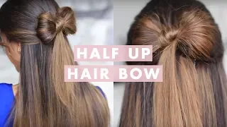 Half-up Hair Bow Cute Hair Tutorial