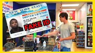 USING A FAKE ID (LOOKS NOTHING LIKE ME!)