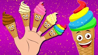 Ice Cream Finger Family 🍦| More Finger Family Songs By @kidscamp  Nursery Rhymes Club