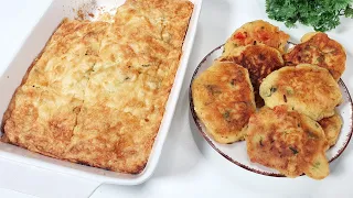 Live backen 1 Teig 2 leckere Rezepte I Börek im Ofen und frittierte Teigtaschen