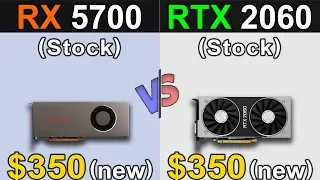 RX 5700 Vs. RTX 2060 | 1080p and 1440p | New Games Benchmarks