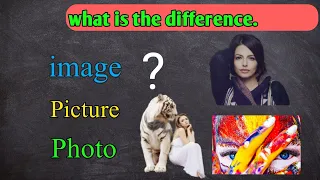 What is the difference.? Image vs picture vs photo.in Urdu Hindi.