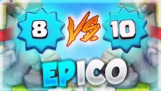 LIVELLO 8 VS 10 IN ARENA LEGGENDARIA | EPICO | Clash Royale ITA