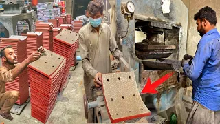 Ingenious Technique of Making Truck Brake Pads || How Truck Linings are Made