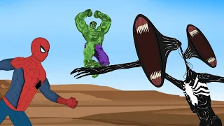 HULK - Spider-Man vs Evolution of VENOM - SIREN HEAD [#P2] | SUPER HEROES SHORTS CARTOON