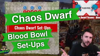 Chaos Dwarf Team Set-Up Formations for Blood Bowl - Blood Bowl 2020 (Bonehead Podcast)