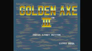 Golden Axe III (Genesis / Mega Drive) Playthrough