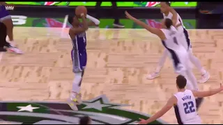 De’Aaron Fox With An Incredible Logo Shot Game Winner!!!