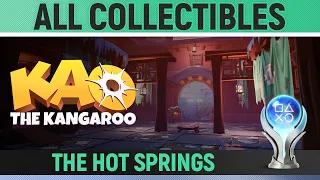 Kao the Kangaroo – The Hot Springs – All Collectibles 🏆 Kao Letters, Crystals, Scrolls, Heart Pieces