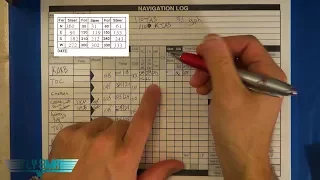 Ep. 114: X/C Navigation Log | VFR Cross Country Nav Log Calculations