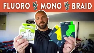 Fishing LINE Types 101 | When to Use Mono, Fluoro, or Braid