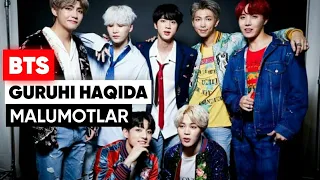 BTS guruhi qanday paydo bolgan qiziqarli malumotlar