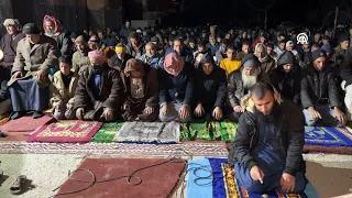 RAFAH - First Taraweeh prayers in Gaza Strip