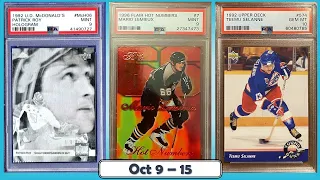 TOP 10 Highest Selling Hockey Cards from the Junk Wax Era on eBay | Oct 9 - 15, Ep 88