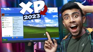 Trying Windows XP IN 2023 !⚡Using Dead Windows XP for Gaming & Editing Still Relevant?