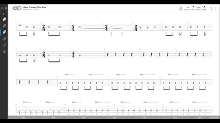 Ghost - Here Come The Sun (Play Along Bass Tab)