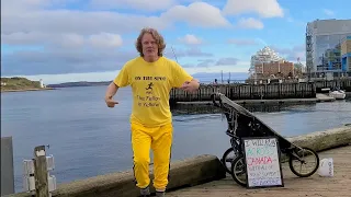 This man has walked, biked and now plan to run across Canada for fundraising and motivating others