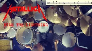 Metallica - Ride the Lightning - Lars Ulrich Drum Cover by Edo Sala with DRUM CHARTS