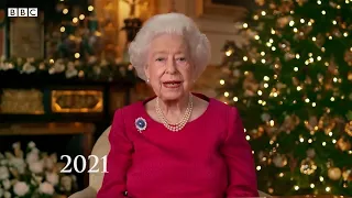 Queen Elizabeth christmas broadcast throughout the years 1957-2021