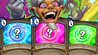 Hearthstone but it’s ONLY 3 Random Expansions