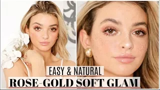 Rose-Gold Valentine's Day Soft Glam Tutorial!