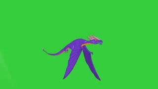 FREE! 😱😵  Roaring Flying Dragon Green Screen with Sound Effects HD