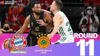Lucic lifts Bayern past Panathinaikos! | Round 11, Highlights | Turkish Airlines EuroLeague