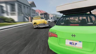 BeamNG but with idiot drivers